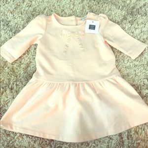 Baby Girl Janie and Jack Pink Ribbon Dress