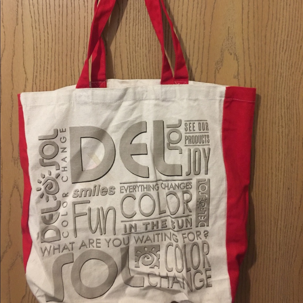 Del sol beach book bag color changing