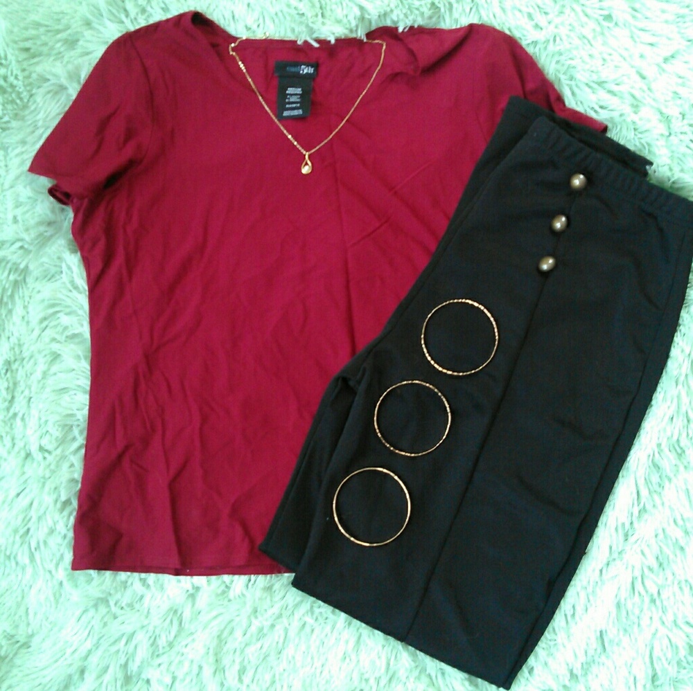 Red Nylon Shirt