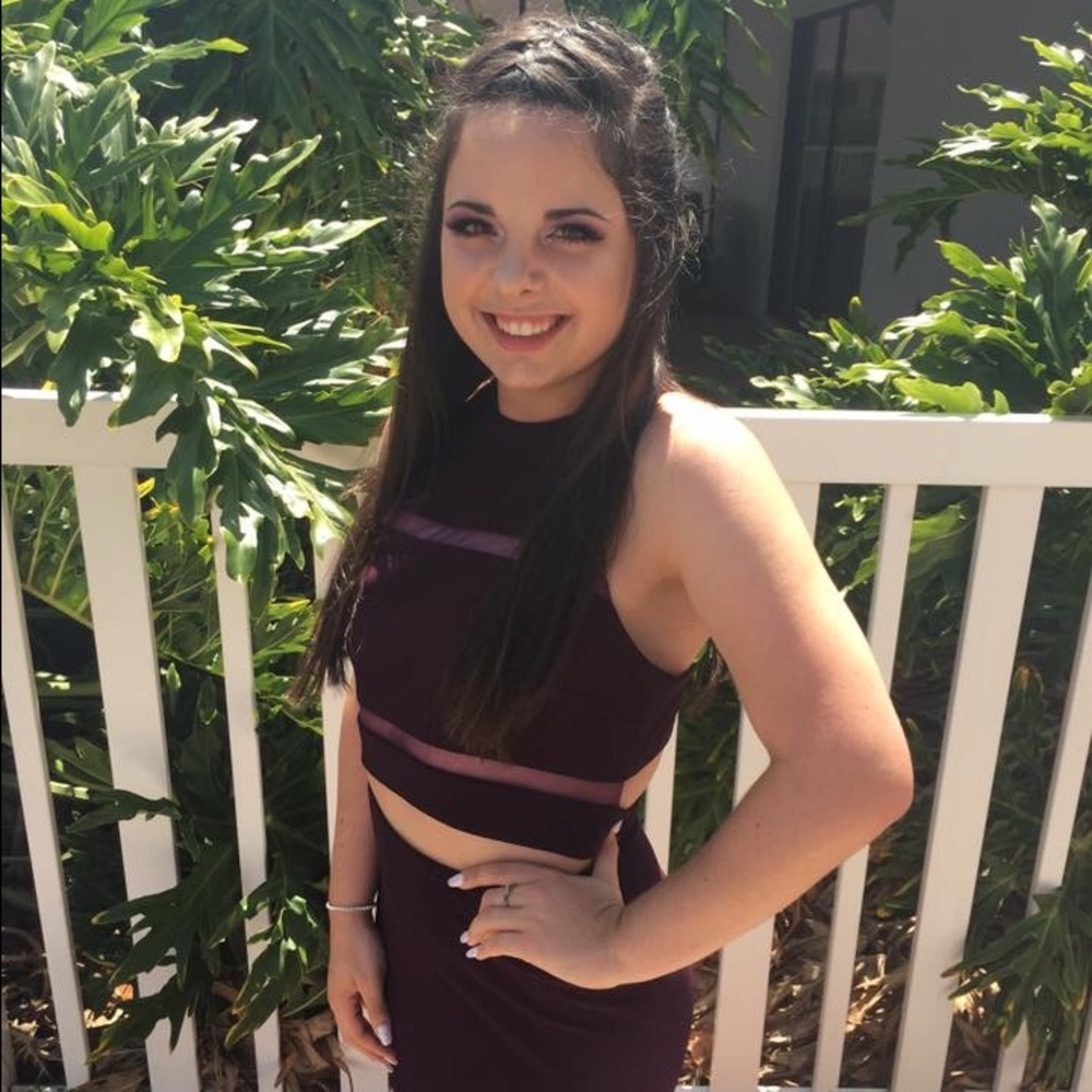Plum Prom Dress