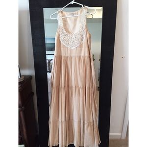 Anthropologie Boho Maxi Dress