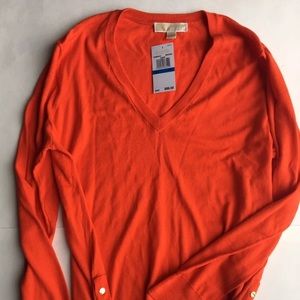 Michael Kohrs orange sweater new nwt xl