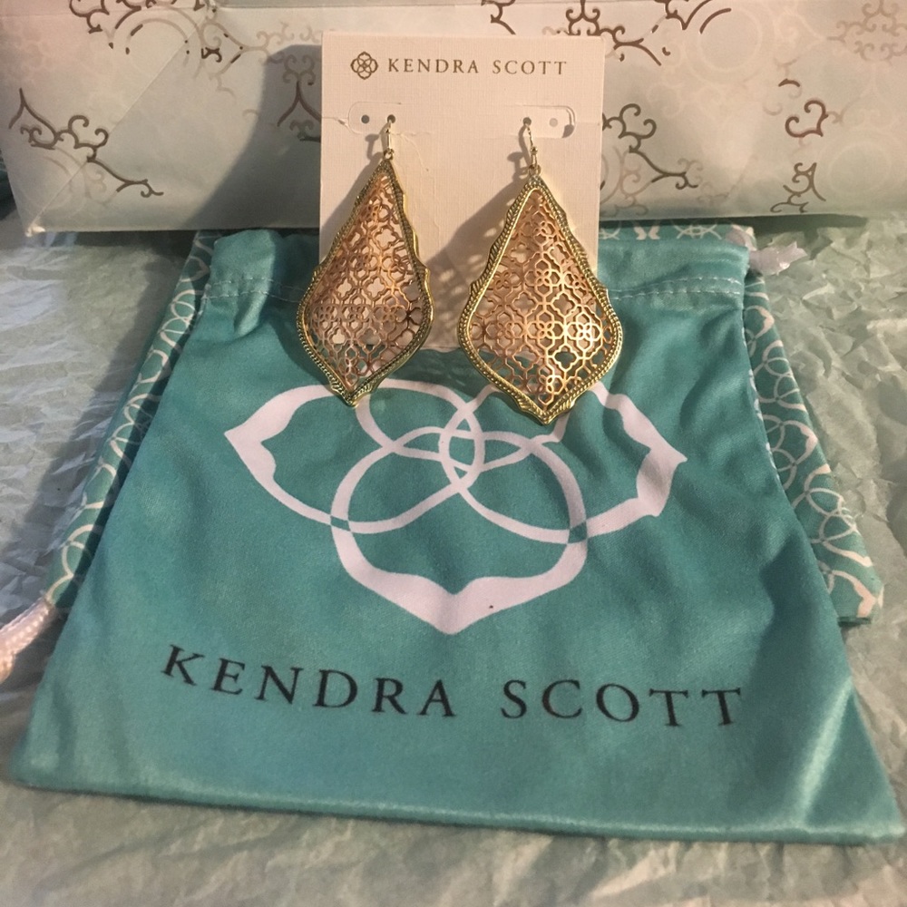 Kendra Scott Addie Rose Gold Earrings