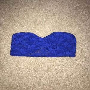 VS Pink- Blue lace bandeau