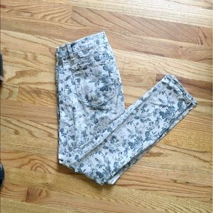 J Brand Floral Skinny Jeans