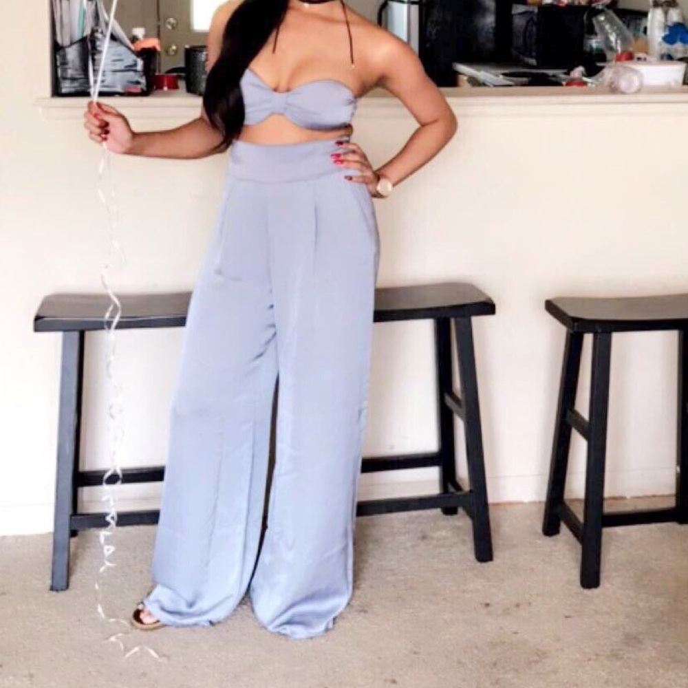 Satin Two Piece