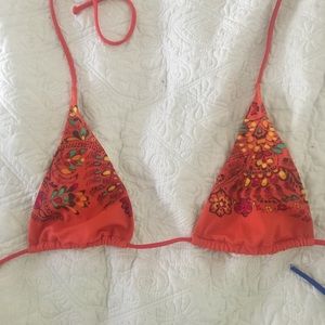 Victoria secret orange indie bathinsuit