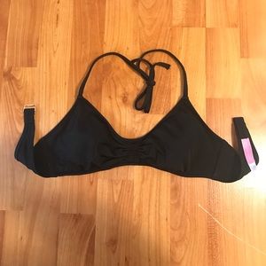 Victoria's Secret black bikini top (small)