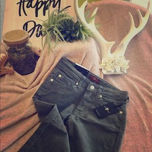 Boys 7 for All Mankind Gray Corduroy Pants Size 5