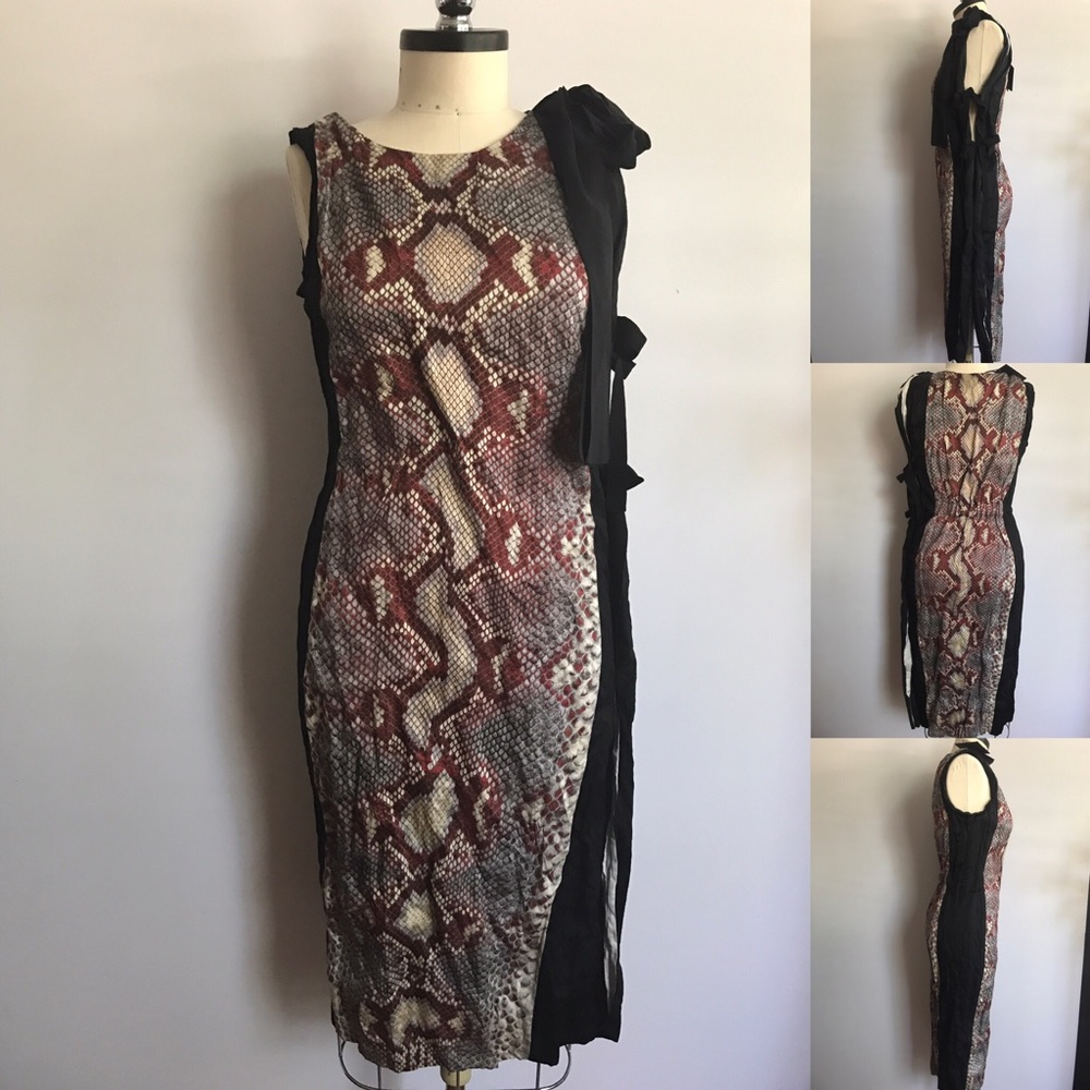 NEW Authentic PRADA snakeskin runway Dress 🐍