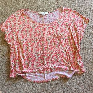 floral crop top