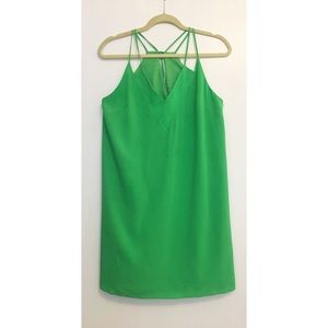 Green***CeCe by Cynthia Steffe Strappy Shift Dress