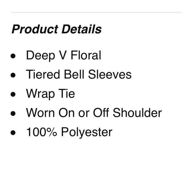 1 left!! Summer Couture Off Shoulder Wrap Top - Picture 6 of 8