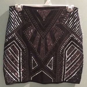 Sequin Mini skirt