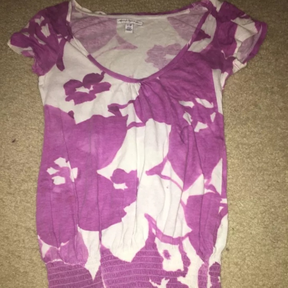 American eagle floral blouse