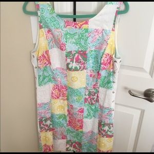 Lilly Pulitzer patchwork shift dress