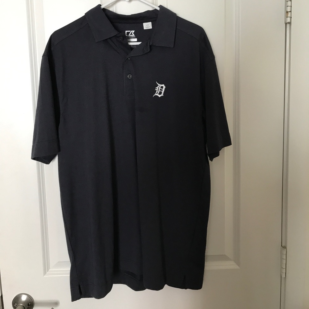 Detroit Tigers Logo Golf Polo