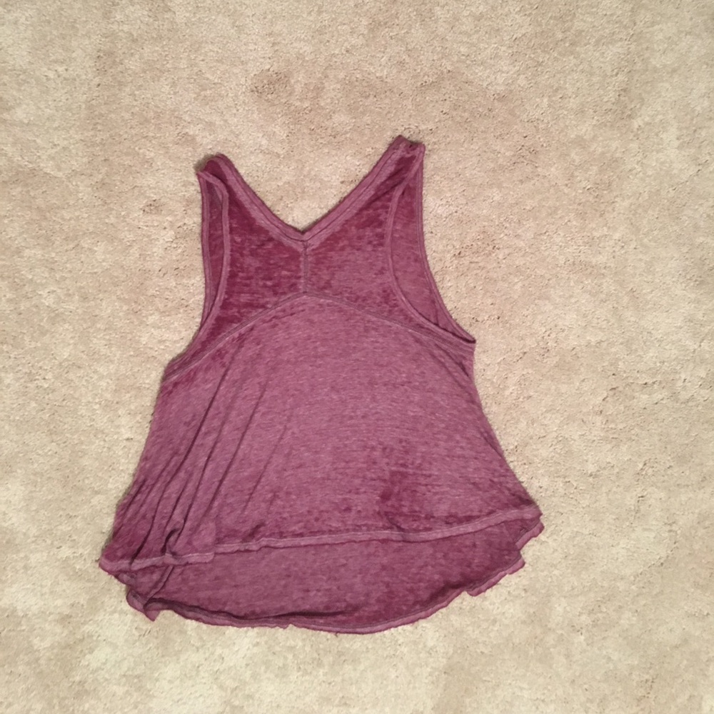 Burgundy tank top