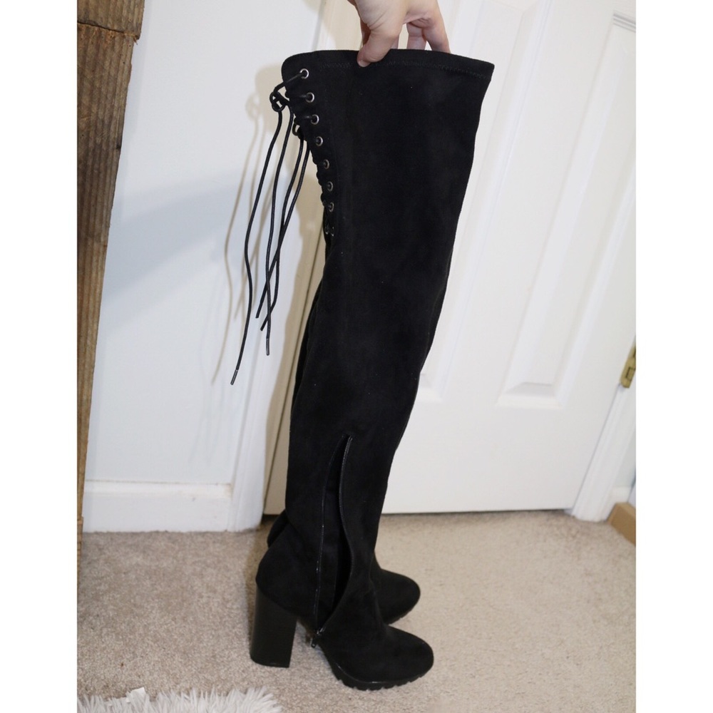 Black Over the Knee Boots - Never been worn