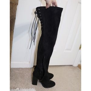Black Over the Knee Boots - Never been worn
