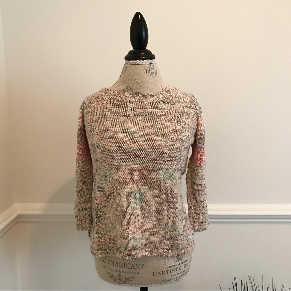 Multi-color sweater