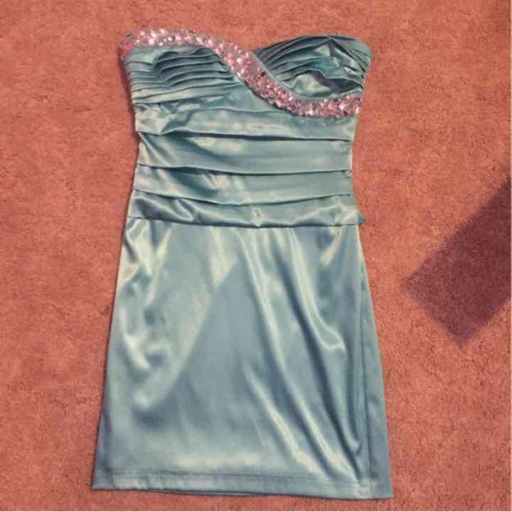 Blue dress