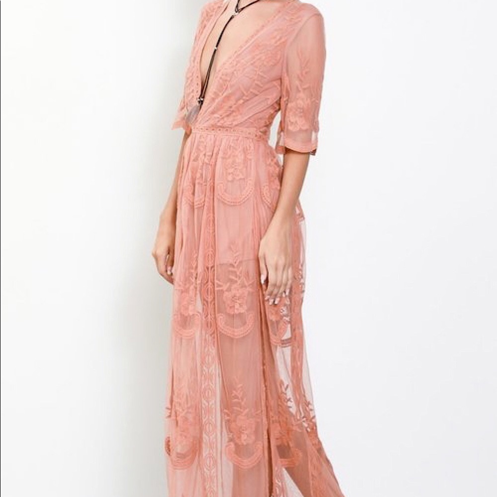 LAST 2️⃣ Morocco Sands Lace Maxi Dress - Picture 3 of 6