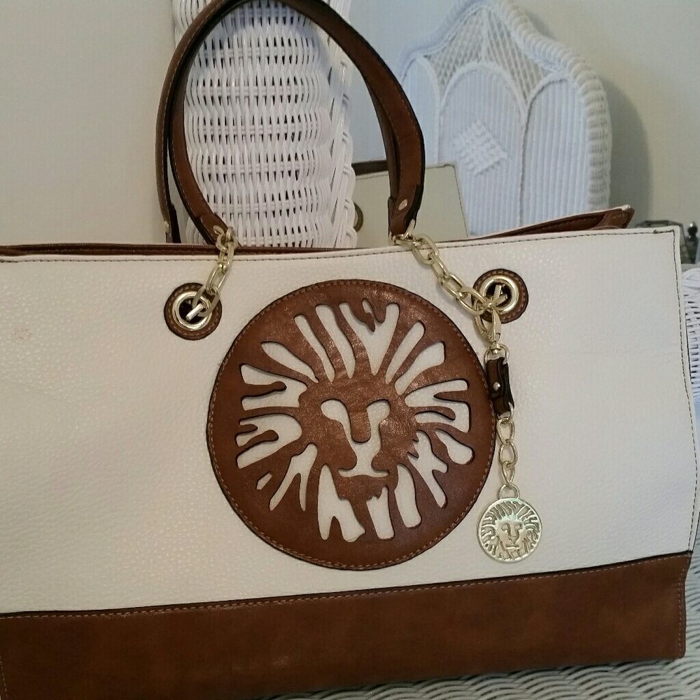 Designer handbag, beautiful Anne Klein carry-all