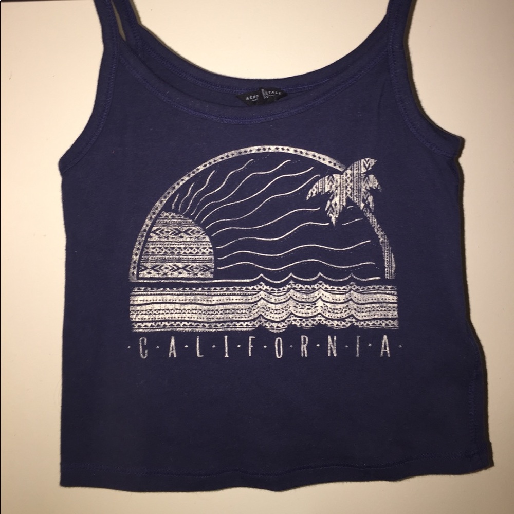 Blue California Top