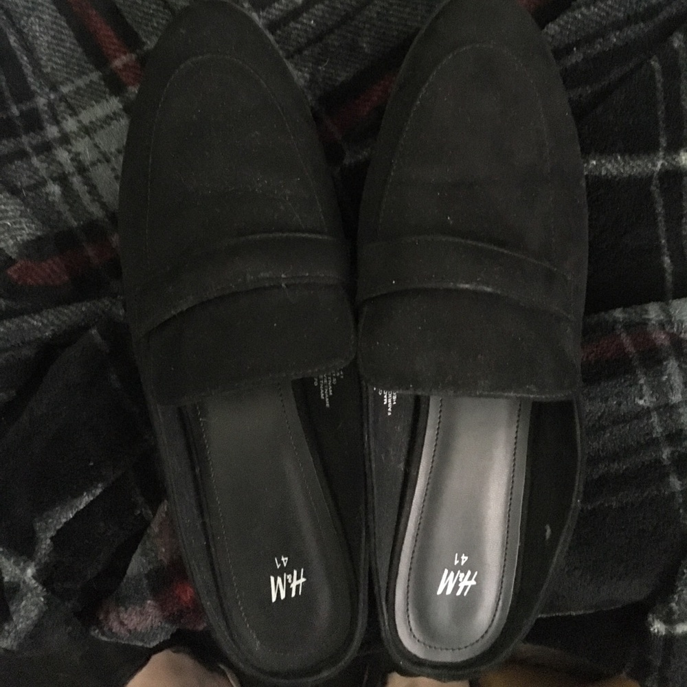 H&M black loafers
