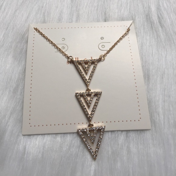 Stella & Dot Pave Spear Necklace (new)🚫Firm🚫 - Picture 5 of 6