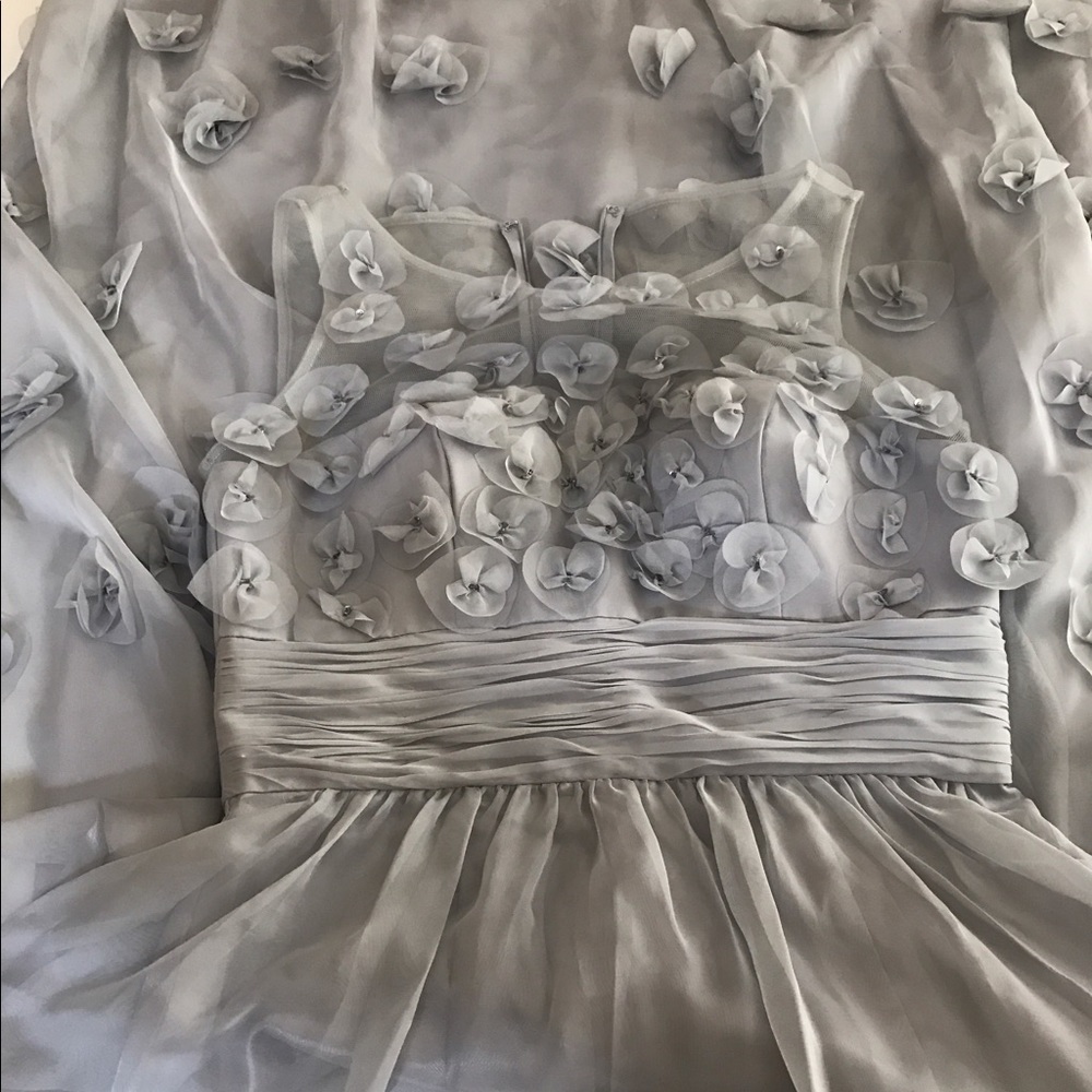Gray Embellished Gown - Picture 5 of 8