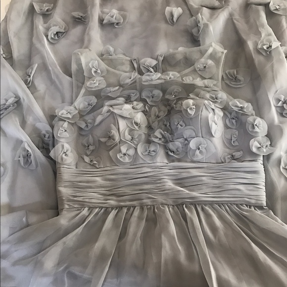 Gray Embellished Gown - Picture 5 of 8