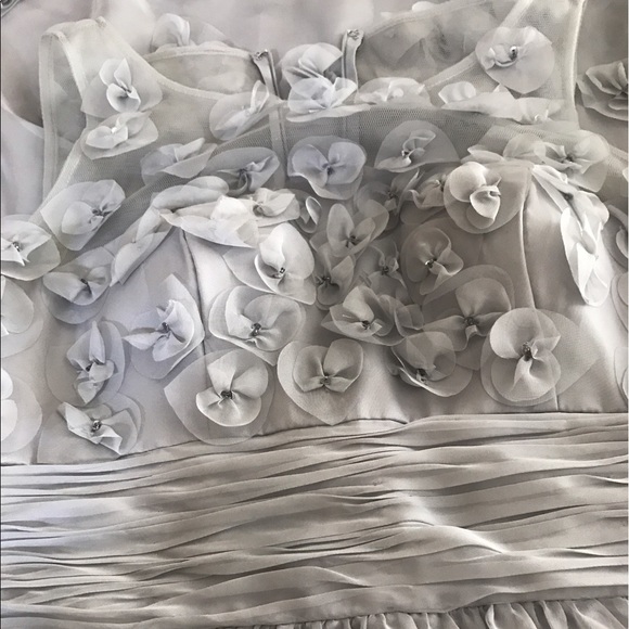 Gray Embellished Gown - Picture 6 of 8