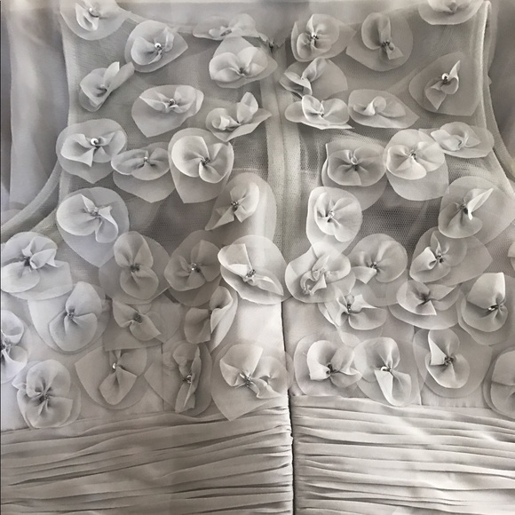 Gray Embellished Gown - Picture 7 of 8