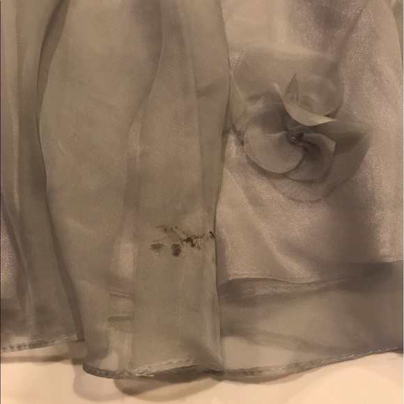 Gray Embellished Gown - Picture 8 of 8