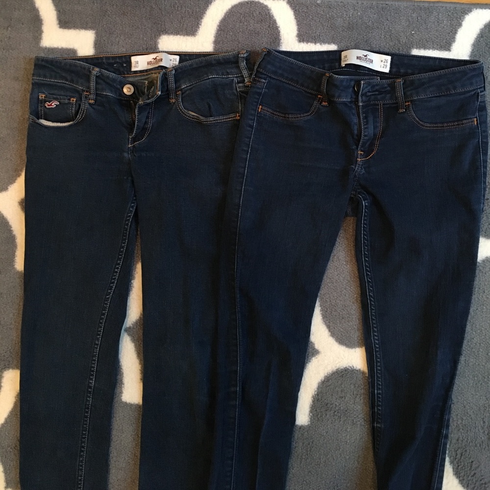 2 pairs of Hollister jeans