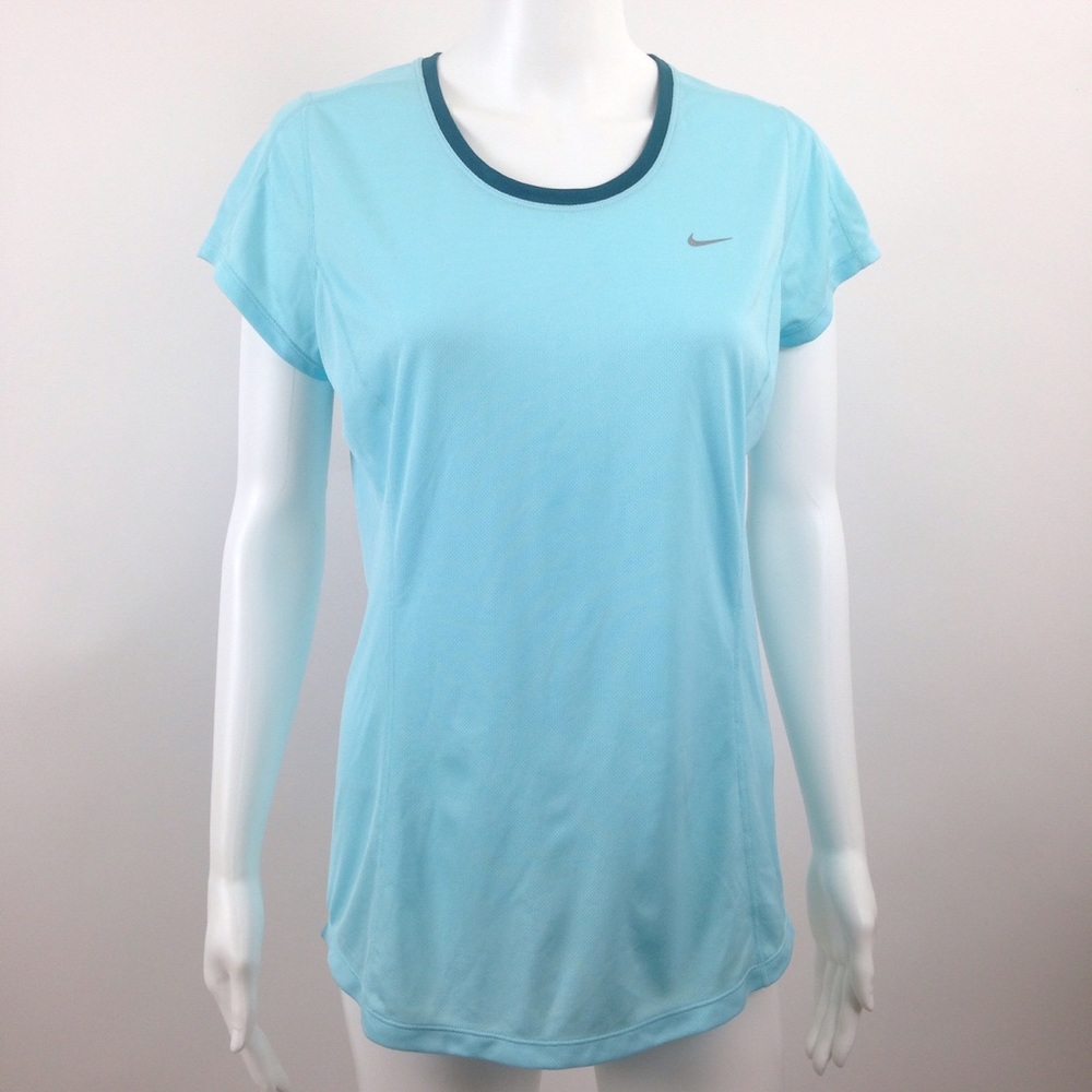 NIKE Dri Fit Mesh Back Running Workout Top