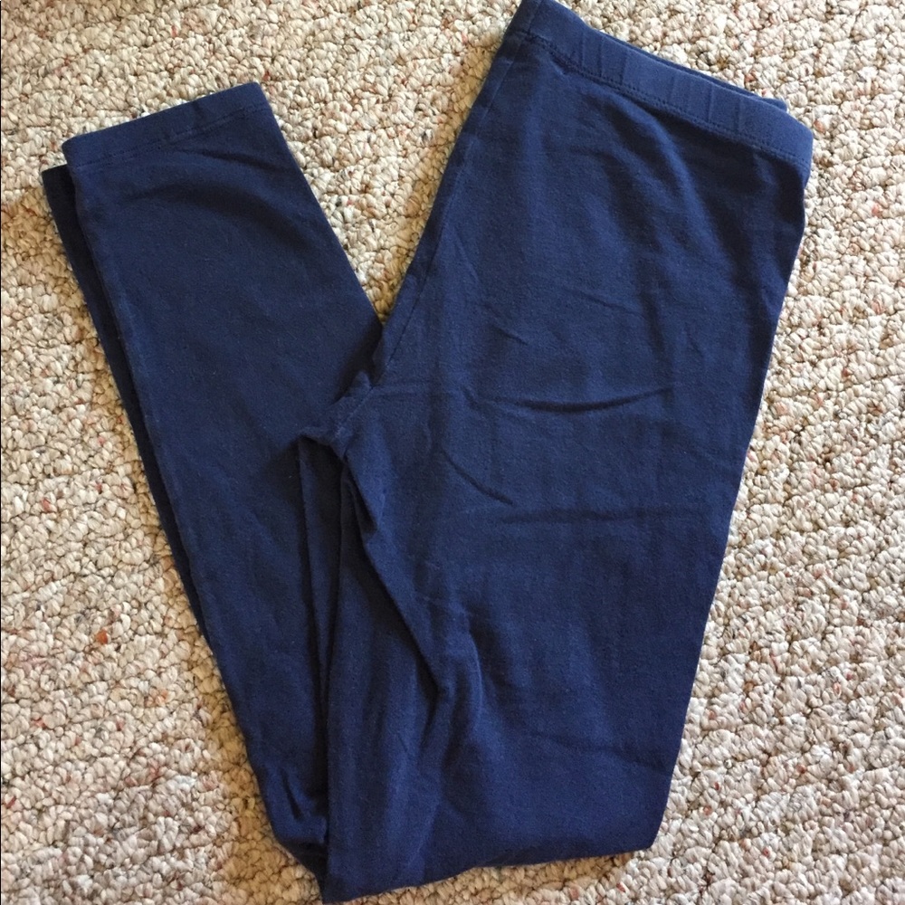 blue leggings
