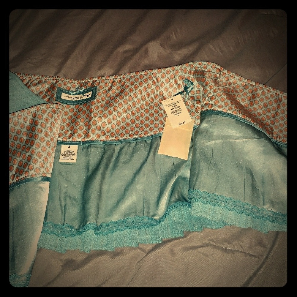 NWT Abercrombie & Fitch Mini Wrap Skirt