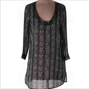 Tommy bahama 3/4 sleeve printed blouse XS