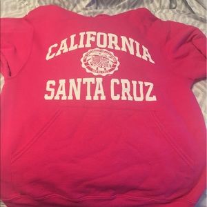 UCSC hot pink hoodie