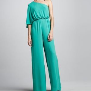 BCBG one shoulder jumpsuit