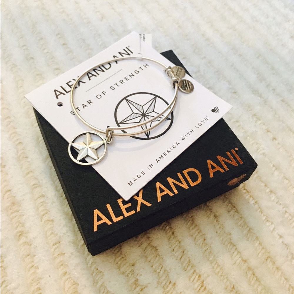 Alex & Ani "star of strength" bracelet