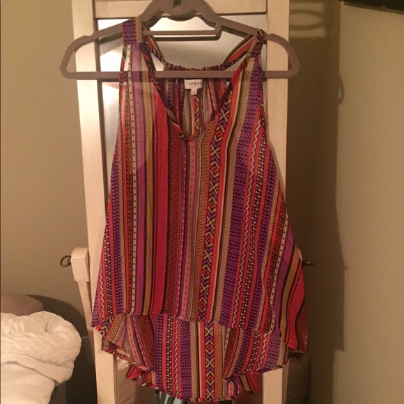 Multicolor Sheer Top - Picture 1 of 3