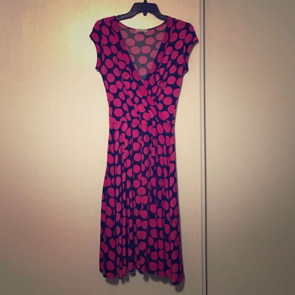 Retro 60's Polka-Dot Dress