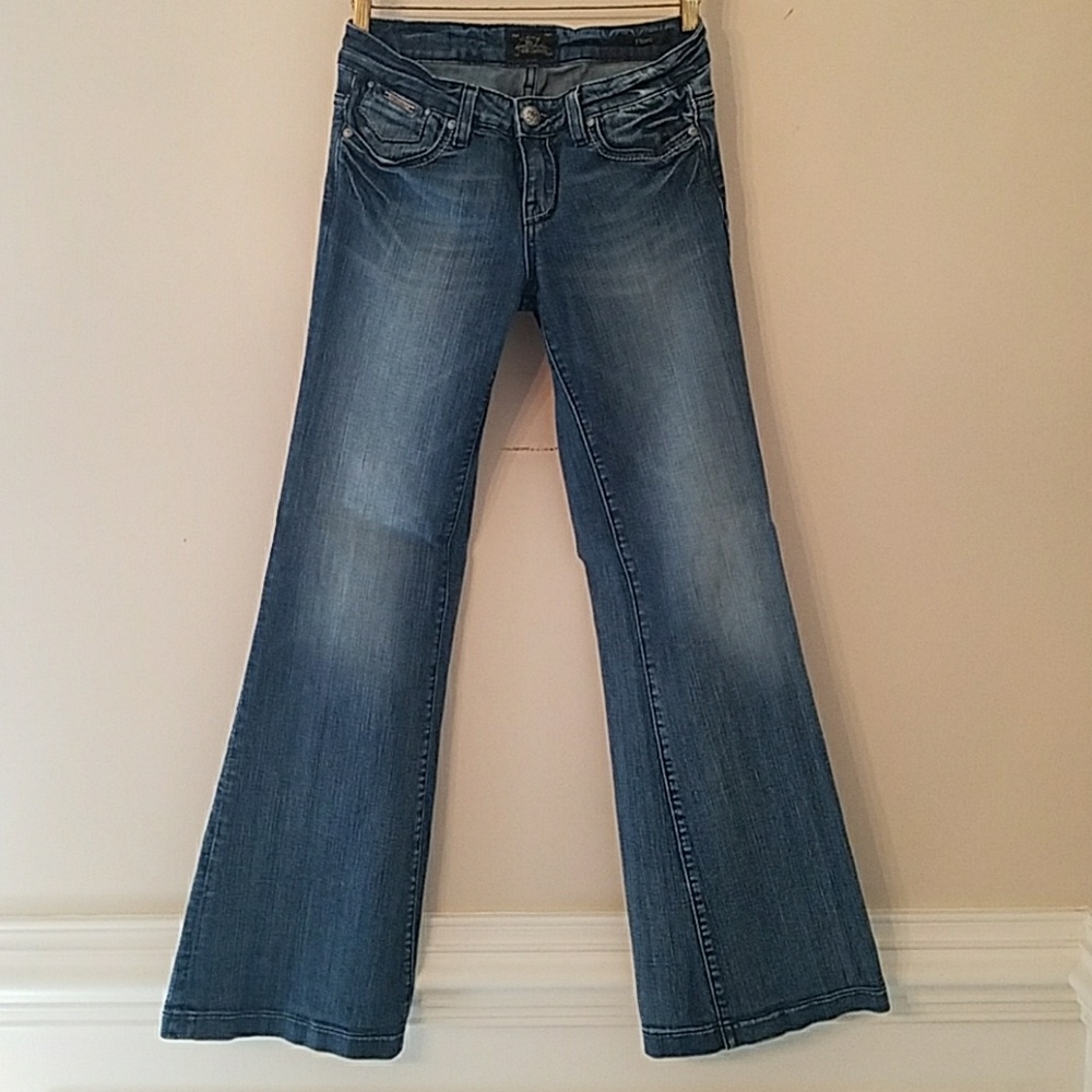 Be Rock for Express Flare Jeans, Size 8 US, 29 EUR