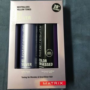 So silver color obsessed purple shampoo