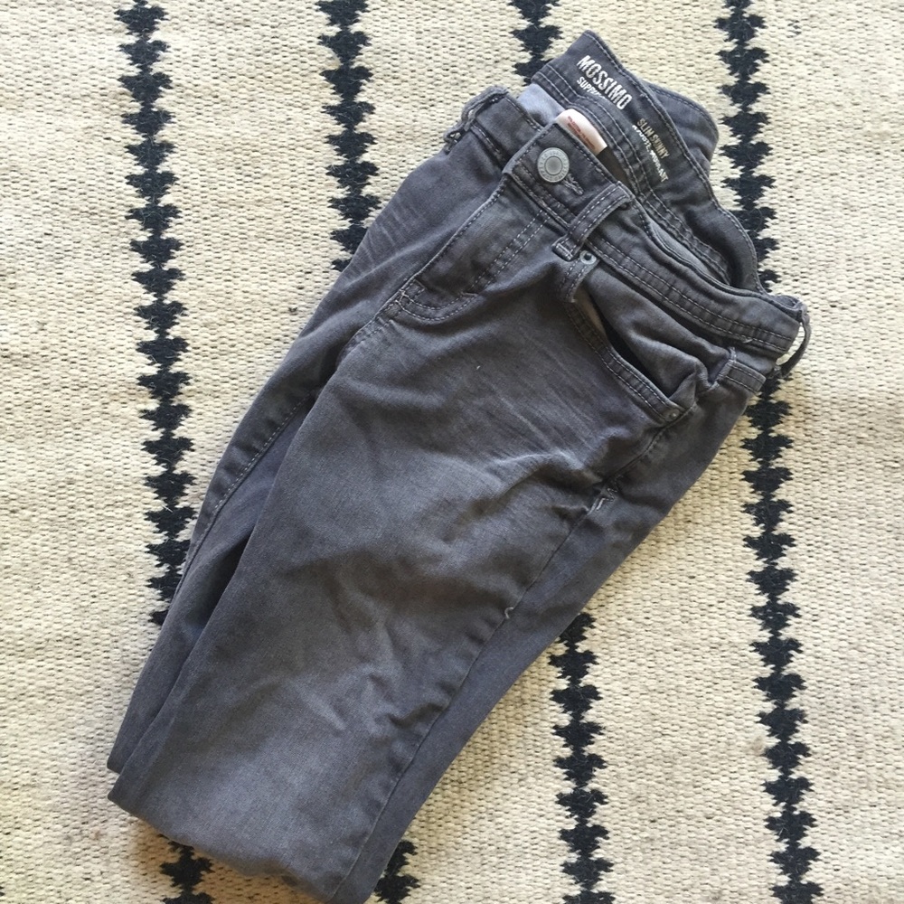 Mossimo Grey Skinny Jeans sz7