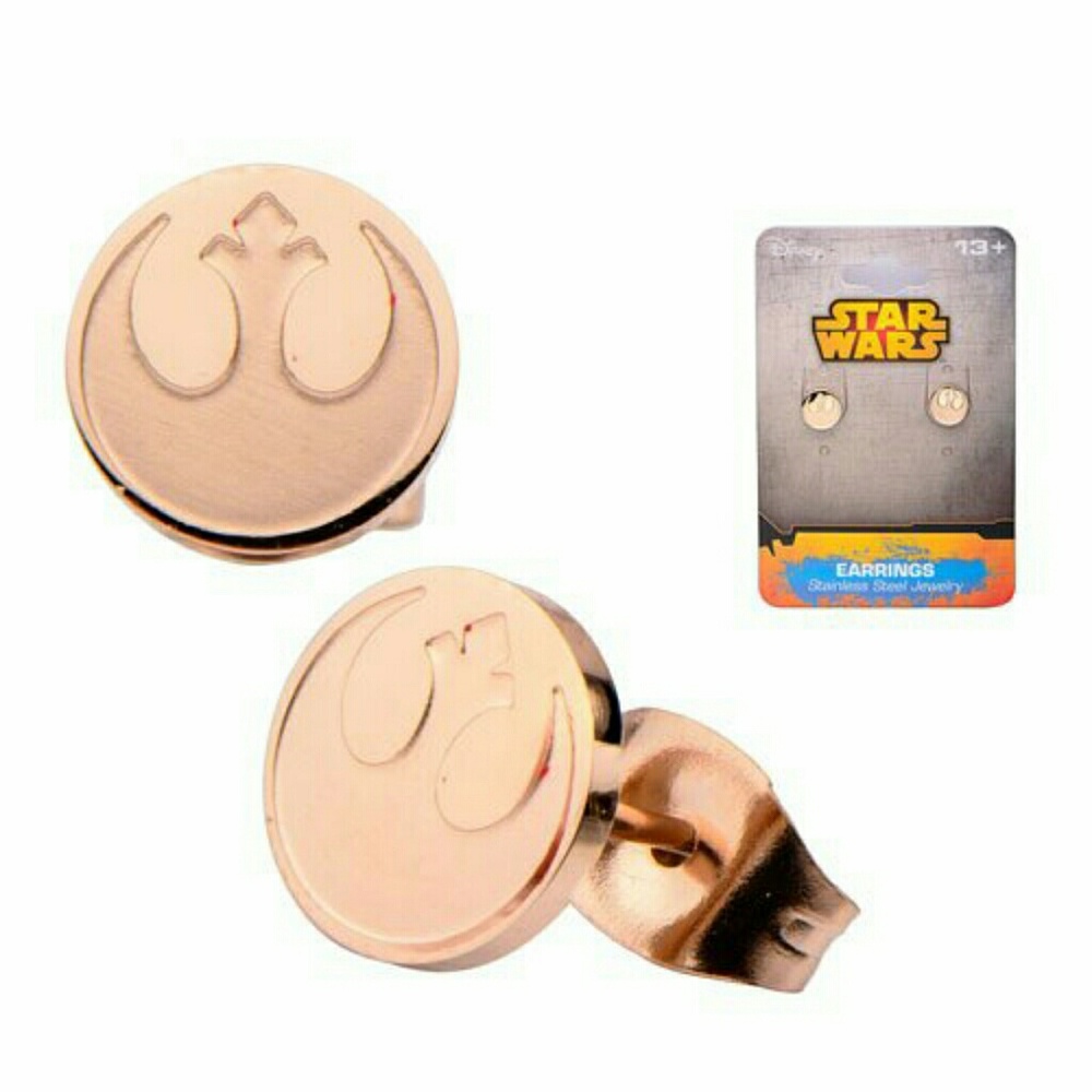 Star Wars Rebel Alliance Rose Gold Platted Earring